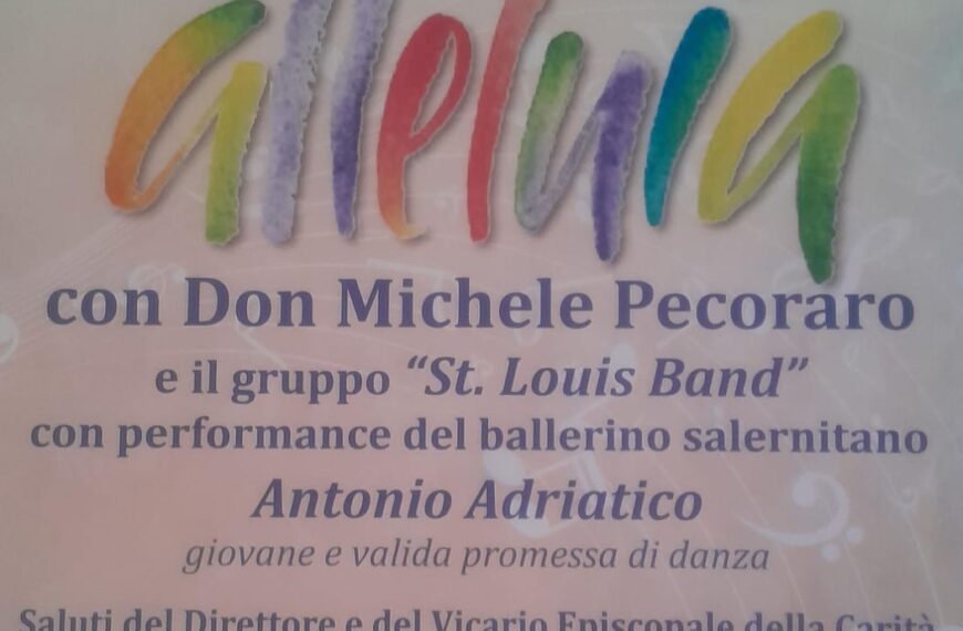 Alleluia, lo spettacolo di don Michele Pecoraro a favore della Caritas